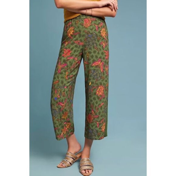 Ettitwa By Anthropologie Schuyler Printed Pants - Size M - Picture 1 of 6